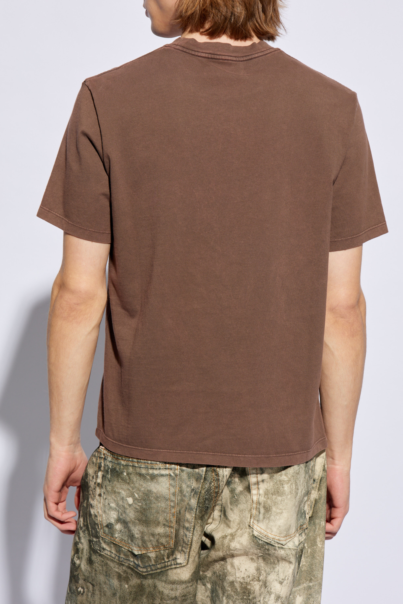 国内発送/送料関税込【Amiri】 Crop T-shirt Luxury women's T-shirt - Amiri 22 short white mesh T-shirt